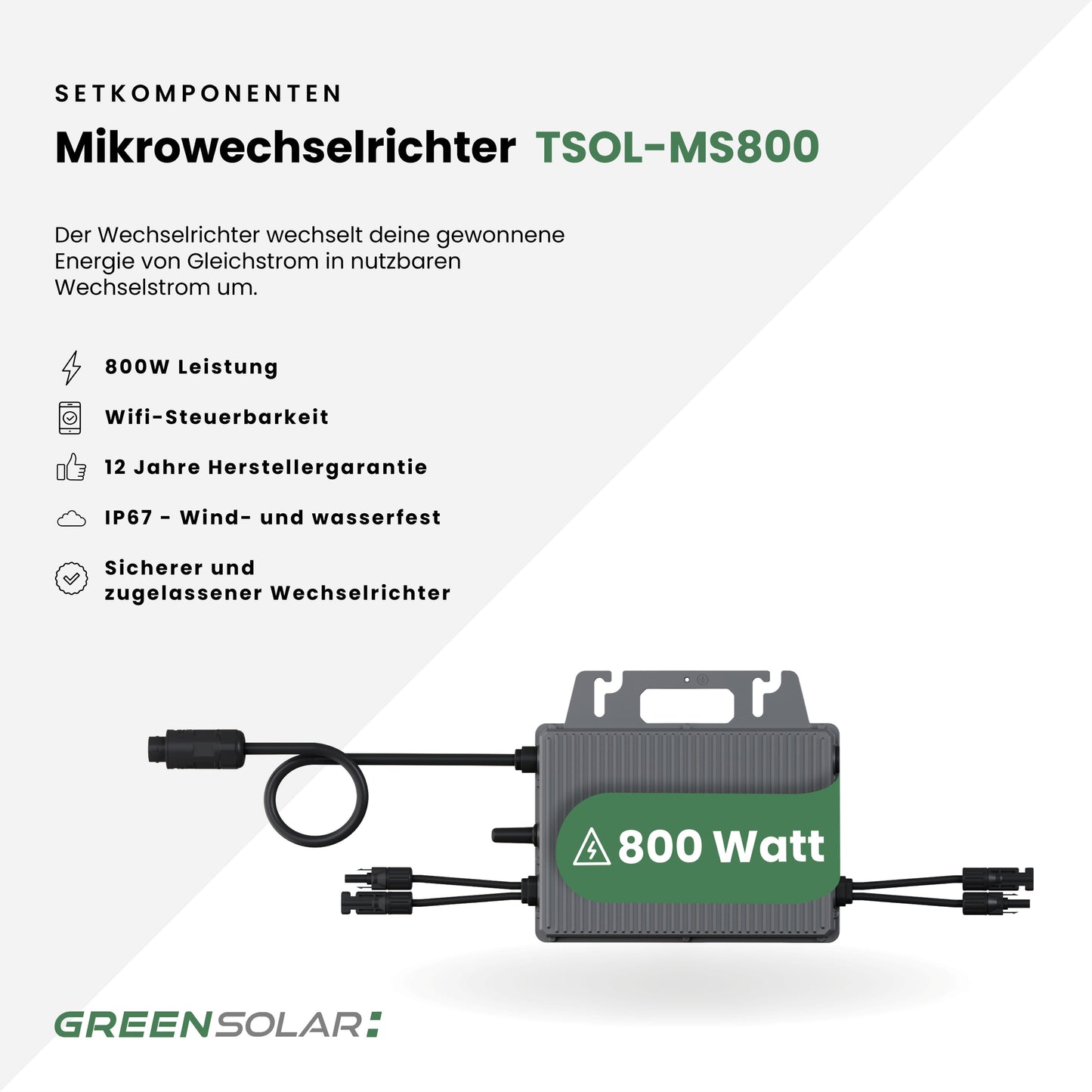Das Kraftpaket -  Bifaziale Solarmodule mit Balkonbefestigung (900W)