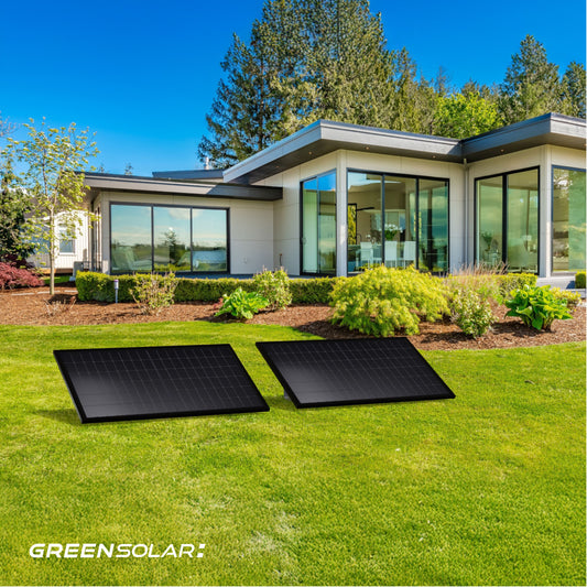 Das Bodenständige - Bifaziale Solarmodule mit Bodenaufsteller (900W)